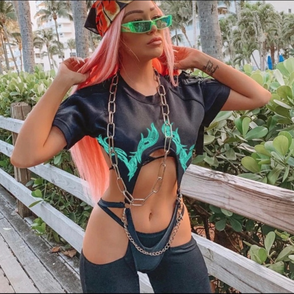 Tribal body suit